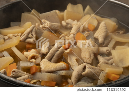 煮內臟 鍋子裡煮 煮內臟 煮內臟 鍋子裡煮 煮內臟 118319892