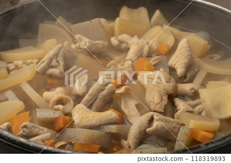 煮內臟 鍋子裡煮 煮內臟 煮內臟 鍋子裡煮 煮內臟 118319893