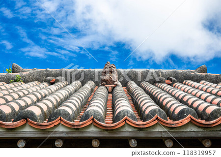 Shisa and summer sky Shisa and summer sky 118319957