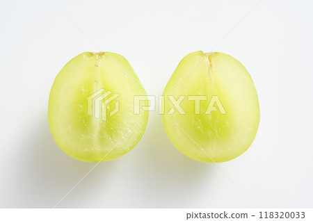 sliced shine muscat sliced shine muscat 118320033