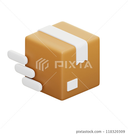 Express Delivery 3D Illustrations 118320309