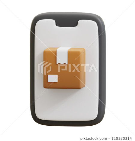 Mobile Delivery 3D Illustrations 118320314