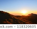 Takachiho and sunrise seen from Karakunidake 118320605