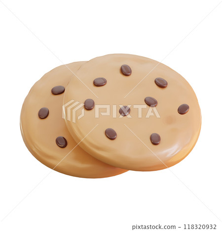 3D Cookies, 3D rendering 118320932
