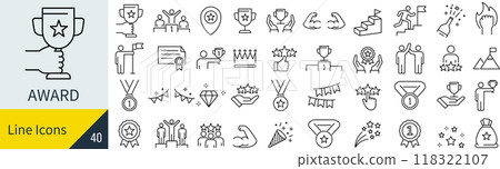 Awards Icon Set 118322107