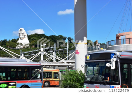 Kamakura City Shonan Monorail Ofuna Station Bus Terminal and Ofuna Kannon Temple Kamakura City Shonan Monorail Ofuna Station Bus Terminal and Ofuna Kannon Temple 118322479