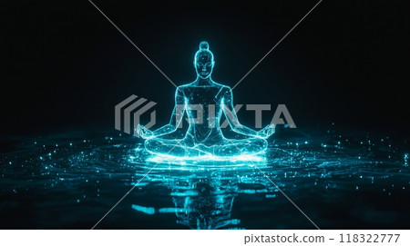 Futuristic Meditation Art Futuristic Meditation Art 118322777