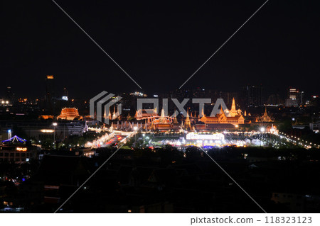 在泰國曼谷的大皇宮 118323123