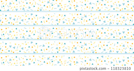 geometrical shape colorful a blue and yellow striped pattern with blue and yellow dots confetti for wrapping paper, baby shower invitation cards backgrounds, decoration event birthday, wallpaper print geometrical shape colorful a blue and yellow striped pattern with blue and yellow dots confetti for wrapping paper, baby shower invitation cards backgrounds, decoration event birthday, wallpaper print 118323810