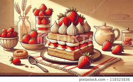 Millefeuille 118323836