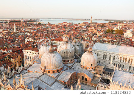 View of St. Mark's Square from the bell tower View of St. Mark's Square from the bell tower 118324823