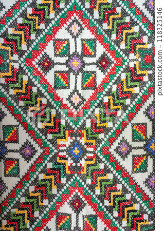 Embroidery Ukraine ornament Vyshyvanka Ukrainian cross stitch. 118325146
