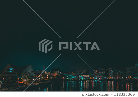 Late night port Late night port 118325369