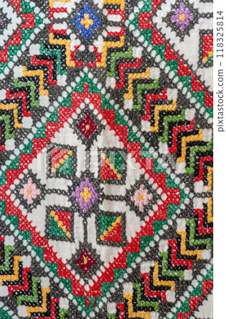 Embroidery Ukraine ornament Vyshyvanka Ukrainian cross stitch. 118325814