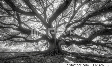 Large tree. Generative AI 118326132