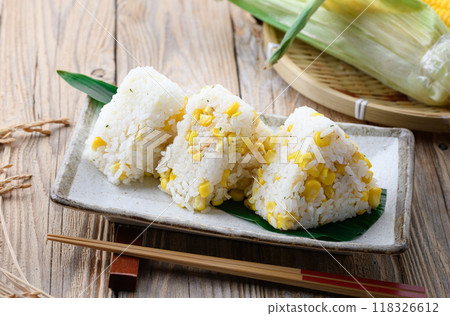 Corn rice ball Corn rice ball 118326612