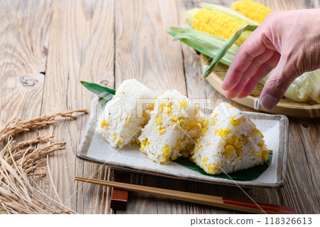 Corn rice ball Corn rice ball 118326613