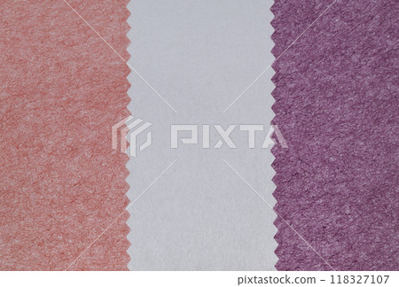 Three-color color scheme pattern using washi paper [Background material] 118327107