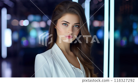 Virtual Space Business Women 44 Generative AI 118327292