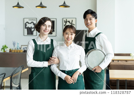 Cafe employee Cafe employee 118328787