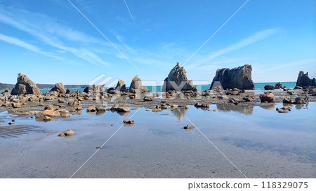 Scenery with Hashigui Rock Scenery with Hashigui Rock 118329075