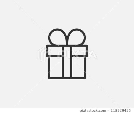 Delivery packaging vector icon. Cargo cardboard box icons. Carton package sign from line geometric shapes. Delivery packaging vector icon. Cargo cardboard box icons. Carton package sign from line geometric shapes. 118329435