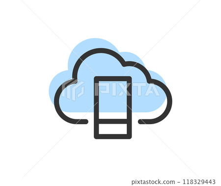 Cloud Storage And Data Transfer Vector Icon. Computing Service And Network Related Line Icons. Database And Server, Cyber Security, Digital Transformation. Cloud Storage And Data Transfer Vector Icon. Computing Service And Network Related Line Icons. Database And Server, Cyber Security, Digital Transformation. 118329443