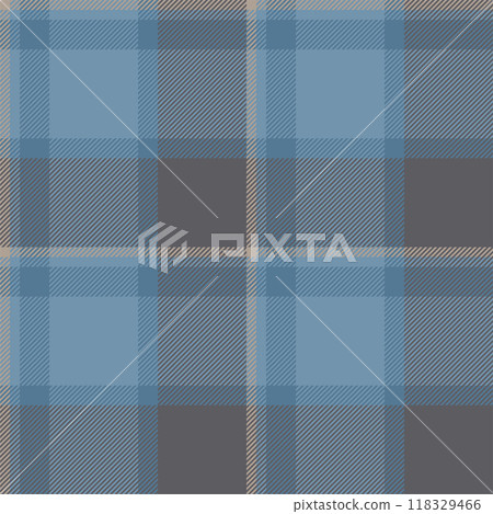 Plaid seamless pattern in blue. Check fabric texture. Vector textile print. Plaid seamless pattern in blue. Check fabric texture. Vector textile print. 118329466