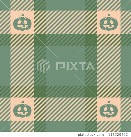 Halloween seamless background with pumpkin for textile fabric design, wrapping paper, website wallpapers, textiles, wallpaper and apparel. 118329832