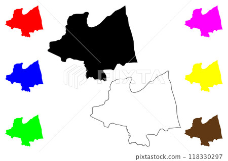 Kampong Thom Province (Kingdom of Cambodia, Kampuchea, Provinces of Cambodia) map vector illustration, scribble sketch Kampong Thom map Kampong Thom Province (Kingdom of Cambodia, Kampuchea, Provinces of Cambodia) map vector illustration, scribble sketch Kampong Thom map 118330297