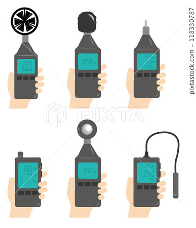 Measuring equipment handheld set 118330787