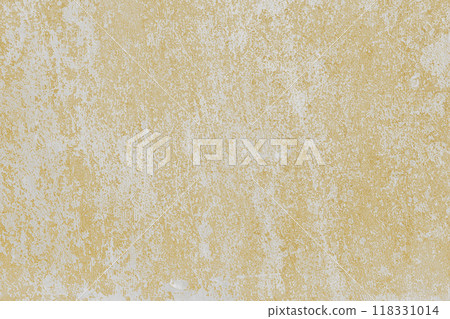 White and yellow colored messy stucco, plaster texture background close up White and yellow colored messy stucco, plaster texture background close up 118331014
