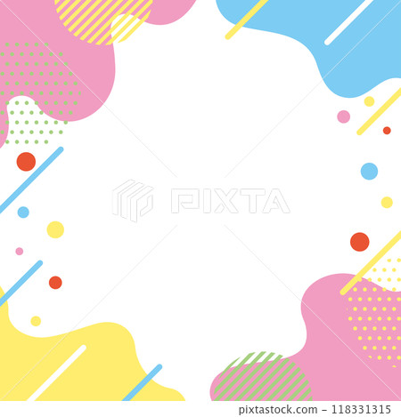 Colorful pop background material Colorful pop background material 118331315
