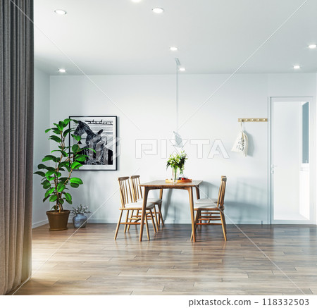 modern living interior design. 118332503