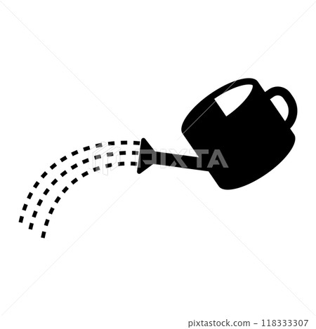 噴壺 澆水 剪影 118333307