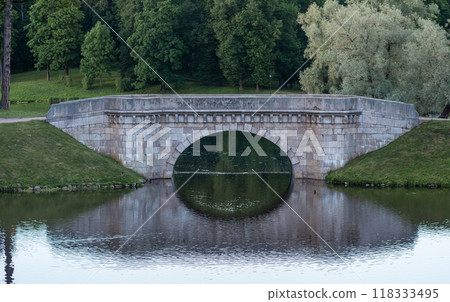 ancient stone bridge in the park ancient stone bridge in the park 118333495