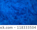 Blue painted paper texture 118333504