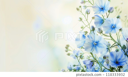 Blue flower background 118333932