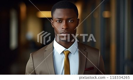 Virtual Space Business Men Six Generative AI 118334265