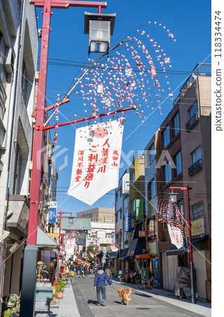 Tokyo, Naritasan Tokyo Betsuin, New Year's approach to Fukagawa Fudodo 118334474