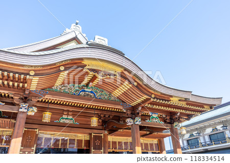 The main hall of Yushima Tenjin Shrine, Bunkyo Ward, Tokyo 118334514