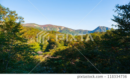 秋季攀登燒石山（筒沼路線）：眺望東燒石岳、六澤山、天地山 118334736