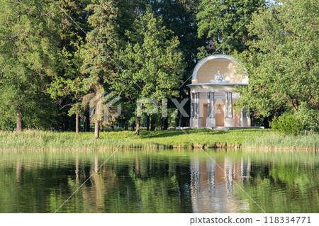 The Eagle Pavilion in Gatchina Park, St. Petersburg The Eagle Pavilion in Gatchina Park, St. Petersburg 118334771