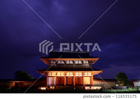 Heijo Palace朱雀門亮了起來 Heijo Palace朱雀門亮了起來 118335175