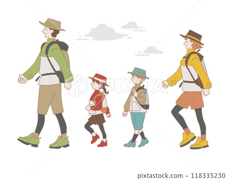 父母和孩子遠足 父母和孩子遠足 118335230