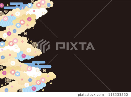 背景材料-早春框架15-2向量 118335260