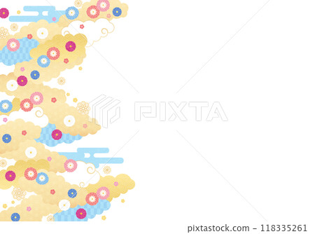 背景素材-早春框架15-3 118335261