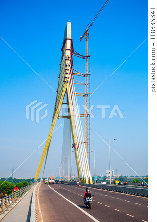 Signature Bridge in New Delhi, India Signature Bridge in New Delhi, India 118335341
