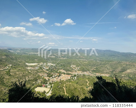 A view from Montserrat, Spain A view from Montserrat, Spain 118335444