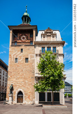 Tour l'Ile clock tower, Geneva 118335462